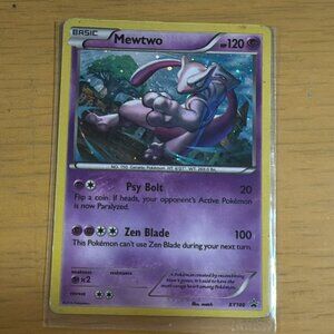 Pokémon Mewtwo Card - XY100 - XY Promos (PR) - #37/108 - Rare Holo - New